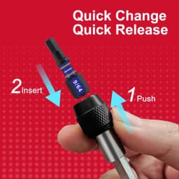 Geinxurn 3.15'' Magnetic Changeable Head Manual Screwdriver Set Include Quick Change Mini Screwdriver and Bits, Socket Driver Se
