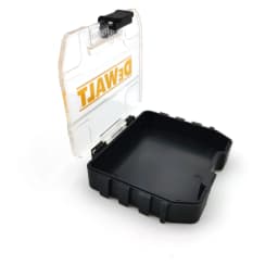 DEWALT TSTAK Mini Tough Case Black Small Stackable Removable Tool Box Storage Drill Bits Tool Accessories Box 2-PCS