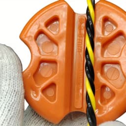 2pcs Gripper,Anti Slip Handguard,Threading Tool,Electrician Threading Auxiliary Tool Suitable for Wire Thickness of 3-6mm