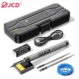 USB Soldering Iron Type-C Interface Mini Soldering Iron Set Digital Display Electric Soldering Iron Adjustable Temperature 5V 8W