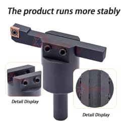 C12-40-10-5 Flying Knife Disc Plane Adjustable Size SCLCL Cutter Shank Lathe Machining Center Tools CCGT060204-AK Milling Insert