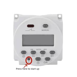 CN101A 12V/24V/110V/220V Single and double countdown micro cycle time control switch timer controller min control 16A