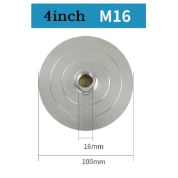 1Pc Diamond Polishing Pad 3/4inch Backer Pad Aluminum Base Backing Holder M14 M10 M16 Thread Connector Rod For Polisher Tools