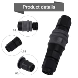 2pcs C-Type Self-locking Quick Connector Compressor Pneumatic Fittings 8/10/12mm Pneumatic Self-locking Quick Connector