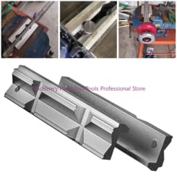 1pair CNC Milling Steel Vise Hard Jaw Fixture V-Type Jaw Aluminum Alloy 4" Or 8" V-clip 4 / 5/ 6 /8 Inch Vise Jaws