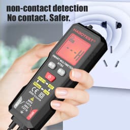 HABOTEST DC Voltage Tester Detector Multimeter 2000 Display Non-Contact Electric Pen Dual Range Live Wire Test Ohm Hz NCV Meter
