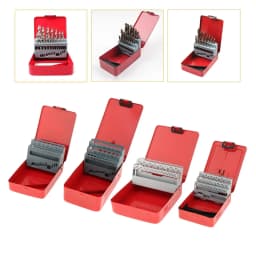 Twist Drill Bit Case Drill Bit Dispenser Organizer, Metal, Accessory Professional, Empty Drill Bit Index Box Storage Case