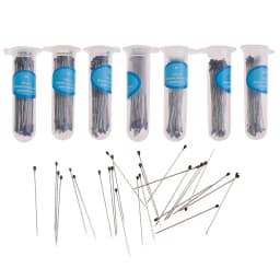 100 Pcs Insect Pins Specimen Needle Stainless Steel with Plastic Box for School Lab Entomology Body Dissection Insect Needle