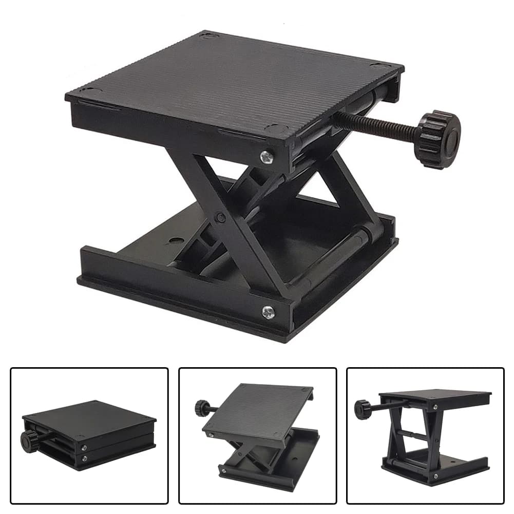 Lifting Stand Lifter For Woodworking Engraving Machinery Spirit Level Lift Table Manual Stands Construction Platform Experiment