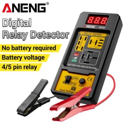 ANENG RT01 Digital Relay Detector 11-25V Universal 4/5 Pins Car Battery Vehicle Detection Digital Display Voltage Battery Tester