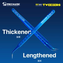 MECHANIC AAC-15 Stainless Steel Tweezers for Phone Repair High Precision 8 Hole Heat Dissipation Flying Wire Spot Welding Clip