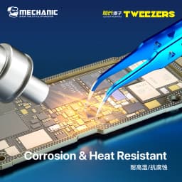 MECHANIC AAC-15 Stainless Steel Tweezers for Phone Repair High Precision 8 Hole Heat Dissipation Flying Wire Spot Welding Clip
