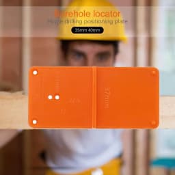 35/40mm Woodworking Punch Hinge Drill Hole Opener Locator Guide Drill Bit Hole Tools Door Cabinets DIY Template Woodworking Tool