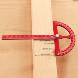 Aluminum Alloy Protractor Angle Marking Ruler, Multifunctional Protractor Woodworking Ruler for High-precision Angle Measurement