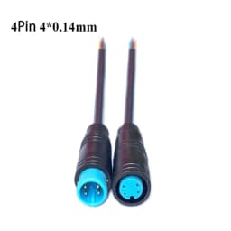 LED Power Signal Line 2/3/4/5/6Pin M8 Signal Connector Cable Male Female Waterproof Connector Outdoor Ebike Plug Wire Cable