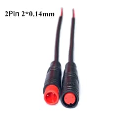 LED Power Signal Line 2/3/4/5/6Pin M8 Signal Connector Cable Male Female Waterproof Connector Outdoor Ebike Plug Wire Cable