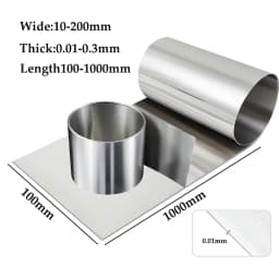 Thickness 0.01mm-0.1mm Stainless Steel Strip Steel Sheet Thin SS304 Stainless Steel Plate / Foil Corrosion Resistance