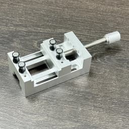 1Pc Mini Drill Press Vise with Rubber Soft Jaws, 0-47mm Clamping Range Mini Vice Clamp for Crafts, Modeling & Repairs