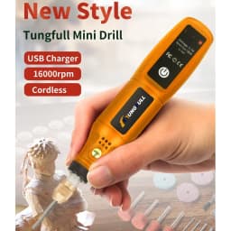 Mini Wireless Drill Rechargeable Polishing Machine DIY Mini Rotary Tool USB Engraving Tool Dremel Tool Modeling Mini Drill