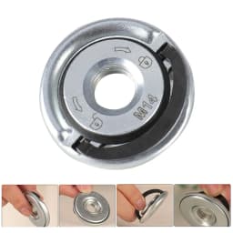 M14 Self Locking Grinder Pressing Plate Flange Nut Improve Grinding Efficiency Abrasive Tools Angle Grinder Power Tools