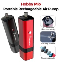 HOBBY MIO HM-02 PRO Portable Air Compressor Airbrush Kit Rechargeable Auto-stop Pump for Gunpla Model Painting Nail Art Cake DIY