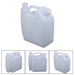 1.5L 4L Oil Mixing Container for Chainsaws and Trimmers with Dual Compartments Easy Pour and 25 to 1 40 to 1 50 to 1 Ratio Marks