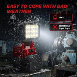 LED Light For Milwaukee Battery M-18 3In Portable Spotlight Cordless Outdoor Work Fishing Handheld Emergency Tool Light