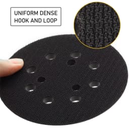 5 inch 8 Hole Replacement Sander Pads 123/125mm Hook and Loop Sanding Disc Pad Sander Backing Pad Replacement Parts Accessories