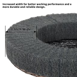 SIFANG 4/4.5/5 Inch 1PC Nylon Fiber Flap Polishing Wheel Disc 600 Grit For Angle Grinder For Wood Metal Buffing