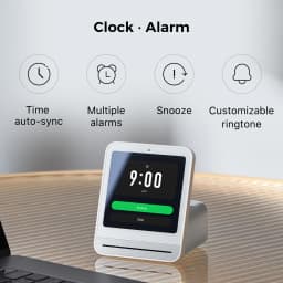 Qingping Air Monitor Gen 2, 7in1 Indoor Air Quality Meter Detects PM2.5,CO2,PM10,eTOVC,Noise,Temperature and Humidity,with Alarm