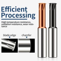 VOKET CNC Machine Solid Carbide Single Tooth Thread Milling M1 M1.6 M2 M3 M4 M5 M6 M8 M10 M12 M14 Mill Mills Cutter