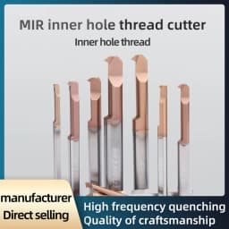 KaKarot MIR Boring Cutter for Threading Coated Carbide Mini Internal Lathe Turing Tool Copying Small Hole Tungsten Steel Alloy