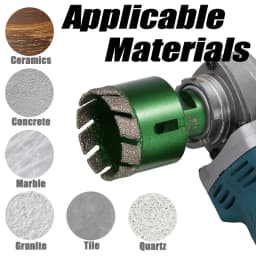 6-130mm M14 Thread Dry Vacuum Brazed Marble Masonry Hole Saw Opener Diamond Drilling Core Bit For Ceramic Tile Granite Marble