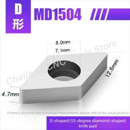MT1603 MT1604 MV1603 MS1204 MC1204 MD1504 MT2204 MW0603 MW0804 MD1506 Carbide CNC Shim Seat Knife Pad for Holder Spare Parts