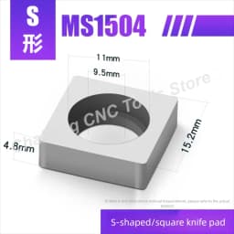 MT1603 MT1604 MV1603 MS1204 MC1204 MD1504 MT2204 MW0603 MW0804 MD1506 Carbide CNC Shim Seat Knife Pad for Holder Spare Parts