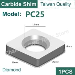 MT1603 MT1604 MV1603 MS1204 MC1204 MD1504 MT2204 MW0603 MW0804 MD1506 Carbide CNC Shim Seat Knife Pad for Holder Spare Parts