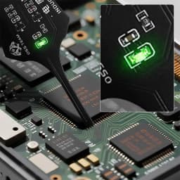 OSS W01 Inductance Detector Precision Motherboard Electromagnetic Induction for Mobile phone Check Inductor Detector Repair tool