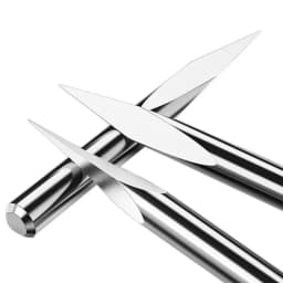 10pcs CNC Engraving Bit 3 Edge Pyramid Engraving Bits 3.175mm Shank 20-90D Carbide End MillCNC Router Bit Milling Cutter