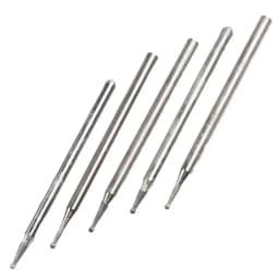 0.5mm-8mm Diamond Round Burring Sanding Drill Bit Grinding Head 2.35mm Shank Carve Precision Carving Tool Electric Grinder Parts