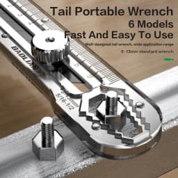 Utility Knife Box Cutter 8 In 1 Mutipurpose Stainless Steel Retractable Heavy Duty Waterproof Snap off Cutter Knife And Blades