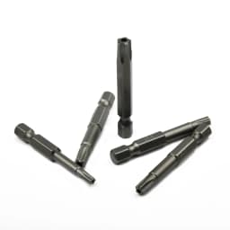 8pcs 50mm 5 Point Torx Drive Bit Set 1/4" Hex Shank Electric Screwdriver Bit Kit T8-T40 Power Tools With Center Hole