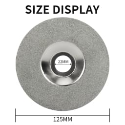 125mm Electroplated Diamond Cutting Disc 5 Inch Grinding Wheel For Angle Grinder Glass Jade Cutting Polishing DIY Saw Blade