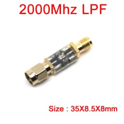 RF Low Pass Filter LPF 30Mhz/100Mhz/200Mhz/500Mhz/800Mhz/1000Mhz/1200Mhz/1400Mhz/2000Mhz/2400Mhz Signal Radio Frequency LC