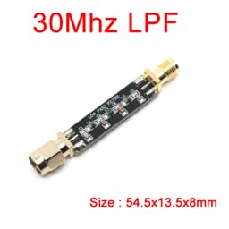 RF Low Pass Filter LPF 30Mhz/100Mhz/200Mhz/500Mhz/800Mhz/1000Mhz/1200Mhz/1400Mhz/2000Mhz/2400Mhz Signal Radio Frequency LC