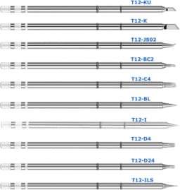 T12 Electric Soldering Iron Tips T12-K B2 BL I ILS JL02 D24 KF BC2 BC3 C4 Tip Kits For Hakko FX951 Micro DIY Soldering Station