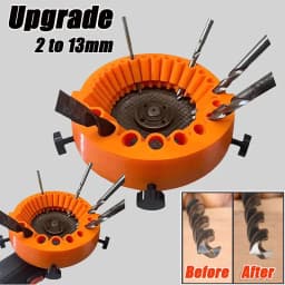 1 drill grinding and polishing auxiliary tool, 25-hole thickened 115/125 angle grinder accessories, drill refurbishment tool
