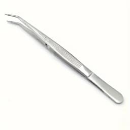 1/5/10pcs Precision Stainless Steel Tweezers Set,Multifunctional Stainless Steel Tweezers with Curved Serrated Tips Dental tools