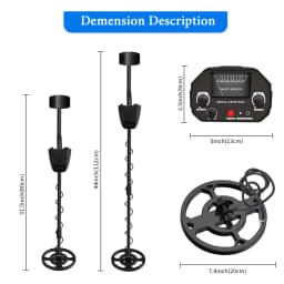 Treasure Hunter Metal Detector MD4030 Pro Professional Gold Pinpointer Underground Detector High Sensitivity Metal Finder Seeker
