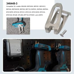 1/2/3Pcs Belt Clip Hook 3pcs Hooks And 3pcs Screws Set For Makita 18V LXT Cordless Drills Impact Driver Power Tools Accessories