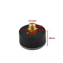 Air Pressure Gauge 50mm 1/4" For BSP Thread 0-180PSI 0-12Bar Dial Hydraulic Pressure Gauge Meter Manometer